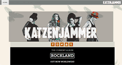 Desktop Screenshot of katzenjammer.com